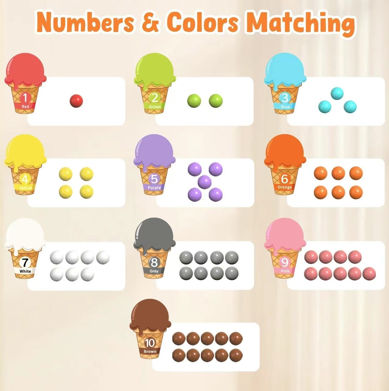 Magnetic Counting Maze Board - Wooden Color & Number Matching Toy for Ages 3-5