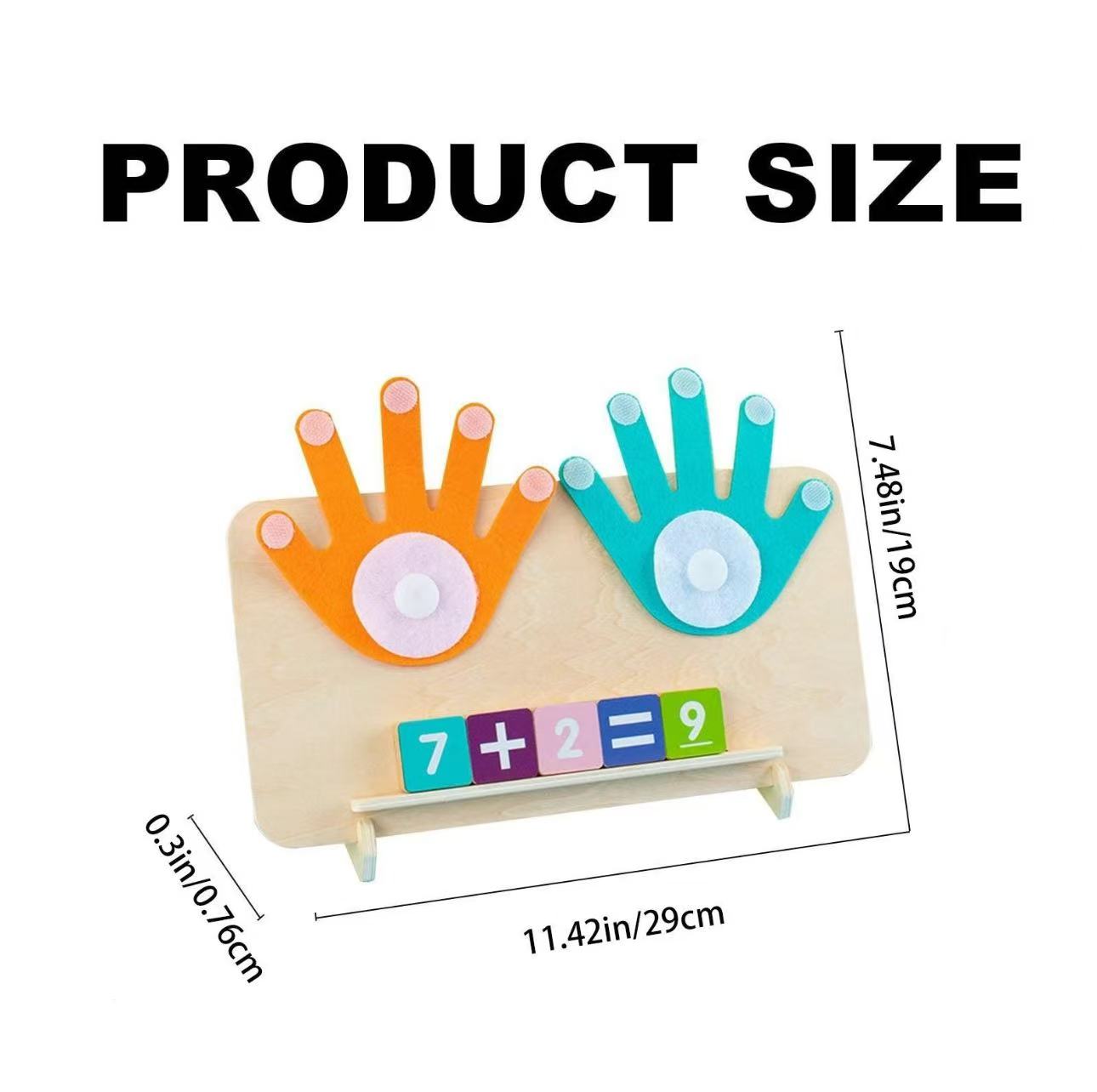 Colorful Math Blocks Set - Montessori Counting Toys for Ages 3-6 (120+ Pieces)
