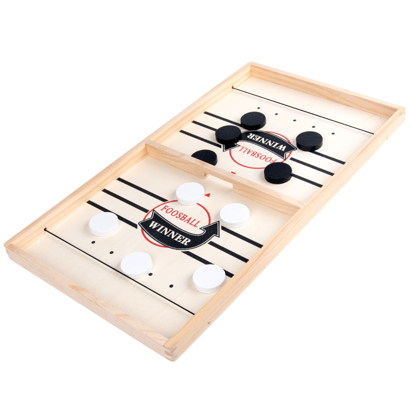 Bounce Chess Board Game - Wooden Duel Flicking Toy for Teens, Family Gift Idea