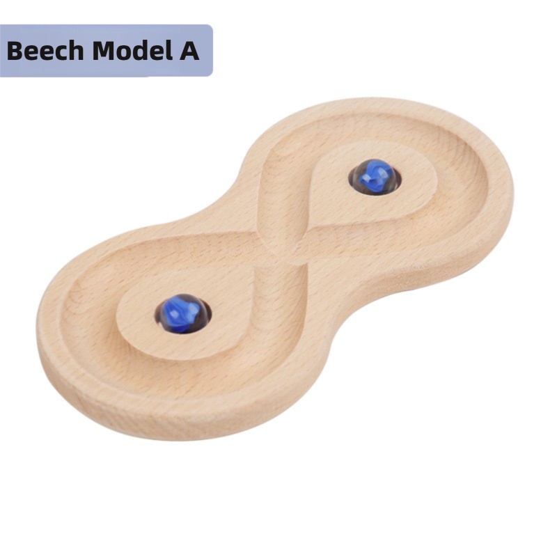 Montessori Animal Maze Toy - Wooden Ball Roller Game for Toddlers 1-3