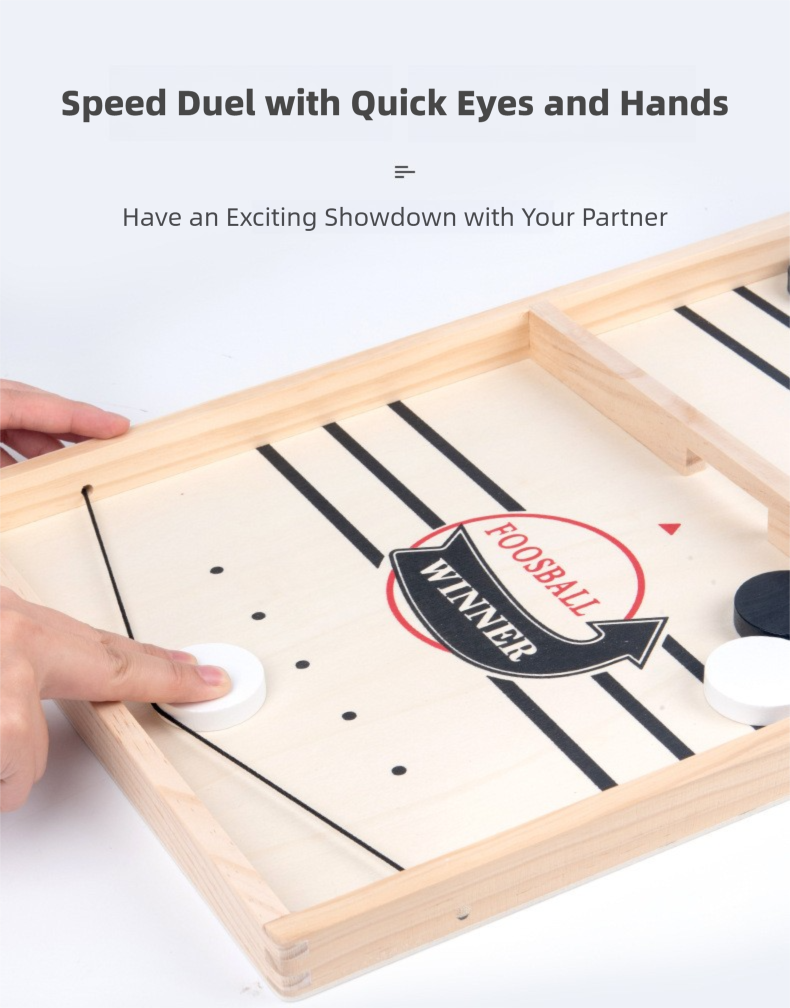 Bounce Chess Board Game - Wooden Duel Flicking Toy for Teens, Family Gift Idea