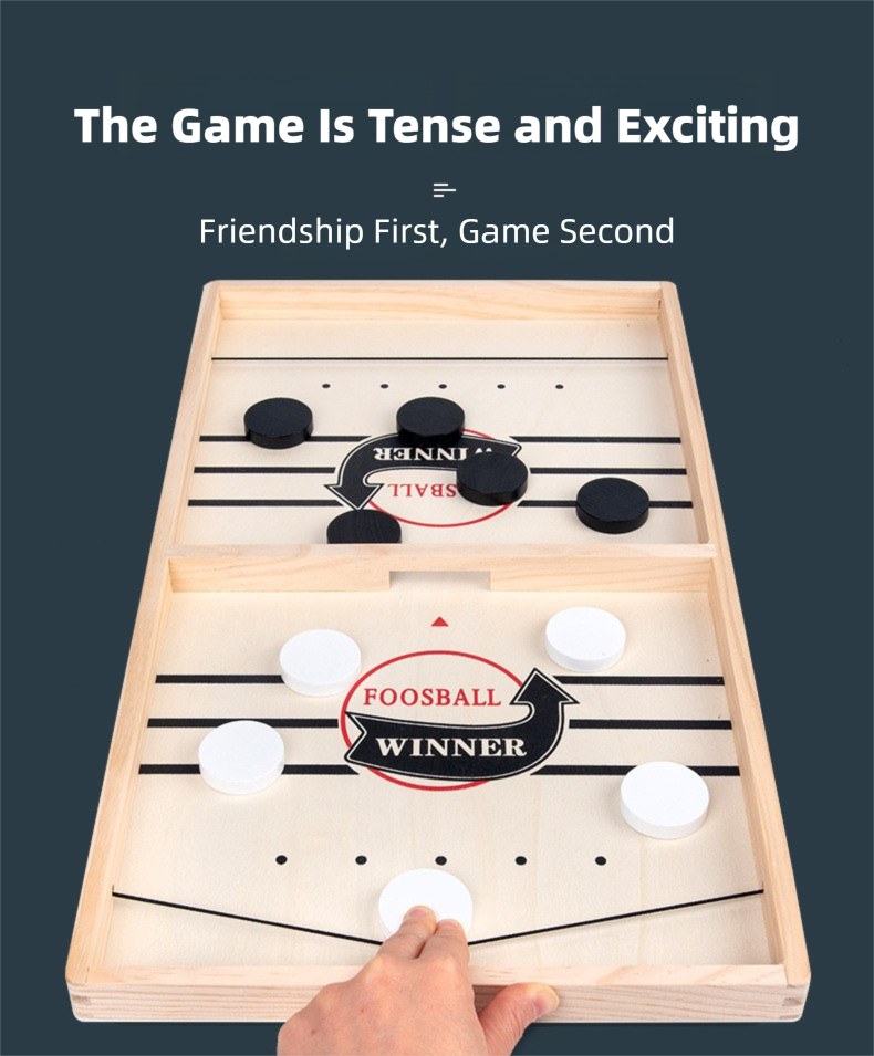 Bounce Chess Board Game - Wooden Duel Flicking Toy for Teens, Family Gift Idea